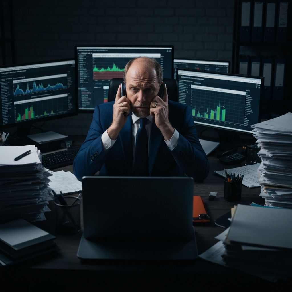 Overwhelmed education business owner